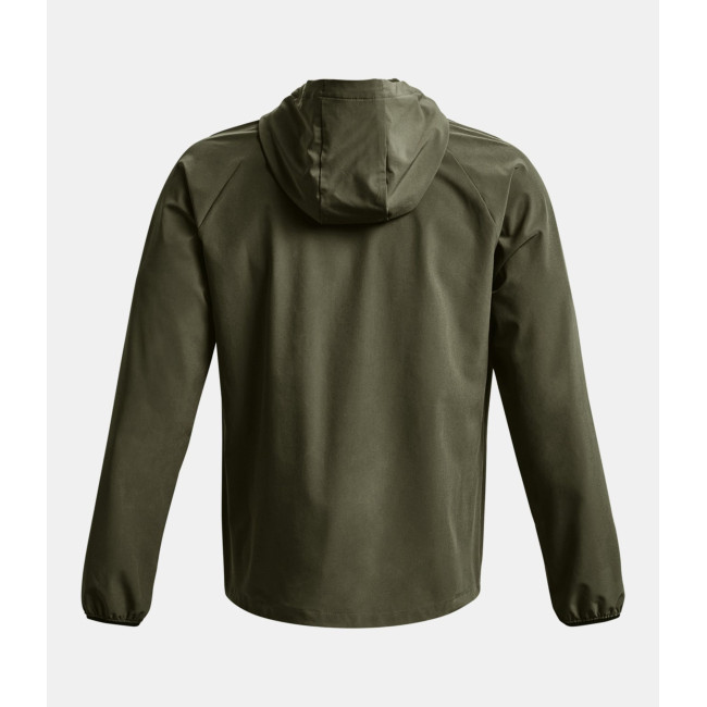 Kurtka przeciwwiatrowa męska UA Stretch Woven - Oliwkowa - Under Armour