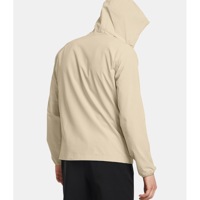 Kurtka przeciwwiatrowa męska UA Stretch Woven - Khaki - Under Armour