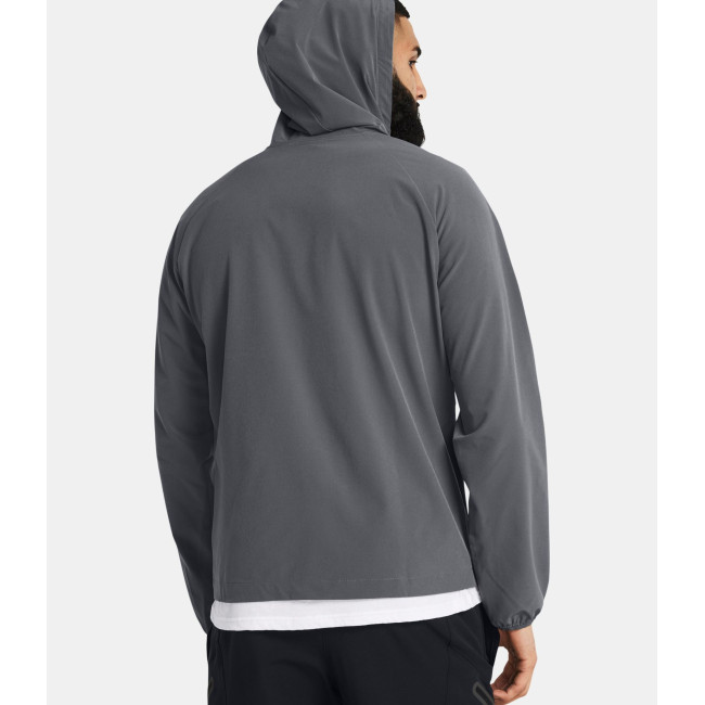 Coupe-vent homme UA Stretch Woven - Gris Anthracite - Under Armour