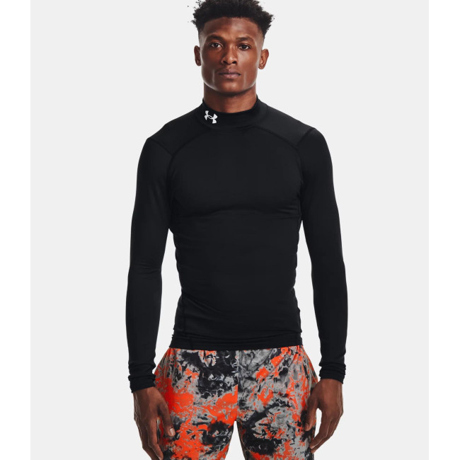 Baselayer de compression à col montant ColdGear® Armour pour homme - Noir - Under Armour