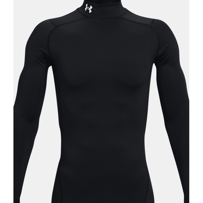 Baselayer de compression à col montant ColdGear® Armour pour homme - Noir - Under Armour