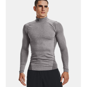 Compressie baselayer met hoge hals ColdGear® Armour voor heren - Houtskoolgrijs / Zwart - Under Armour