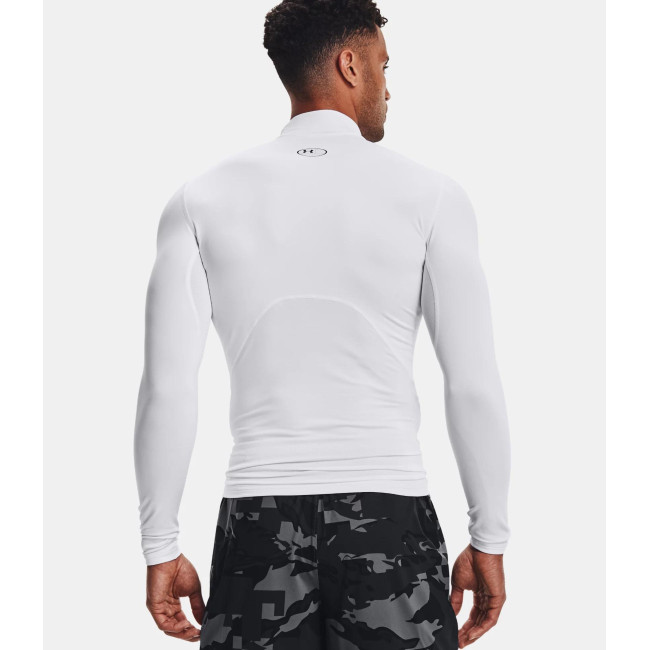 ColdGear® Armour Kompression Mock Baselayer für Herren - Weiß - Under Armour