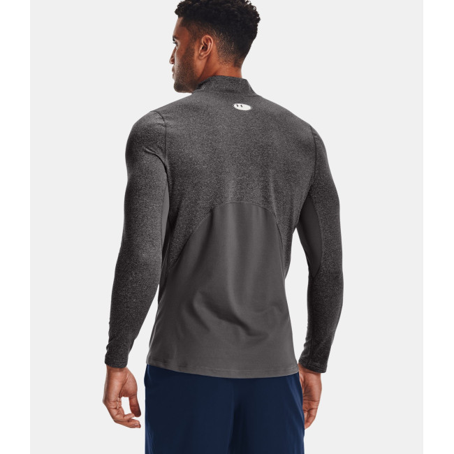 ColdGear® Armour Kompression Mock Baselayer für Herren - Anthrazit / Schwarz - Under Armour