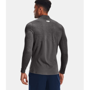 Aansluitende baselayer met hoge hals ColdGear® Armour voor heren - Houtskoolgrijs / Zwart - Under Armour