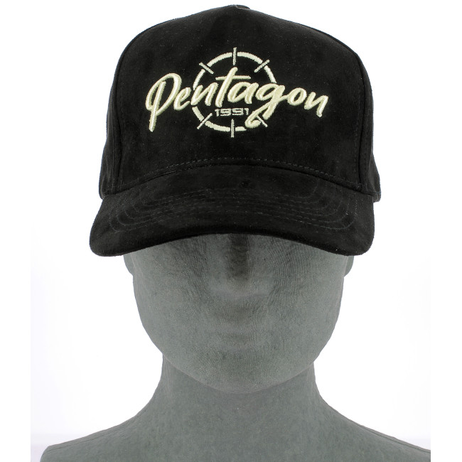Czapka welurowa Liam Czarna - Pentagon