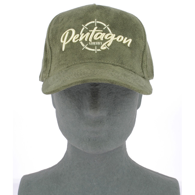Samt-Cap Liam Olivgrün - Pentagon