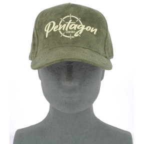 Casquette en velours Liam Vert Olive - Pentagon