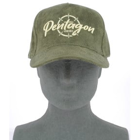 Casquette en velours Liam Vert Olive - Pentagon
