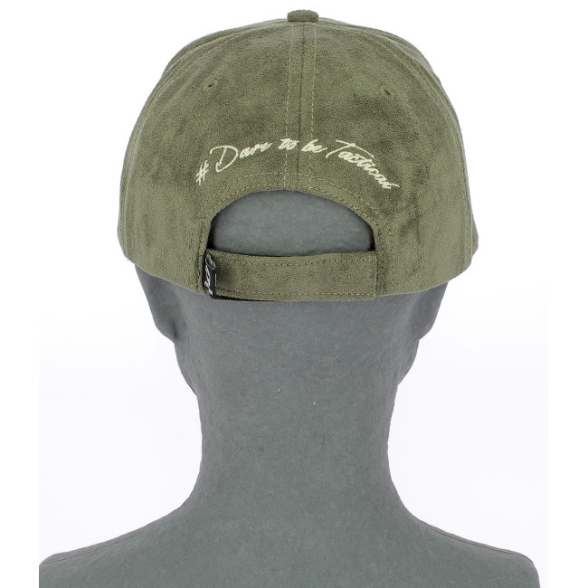 Casquette en velours Liam Vert Olive - Pentagon