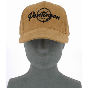 Casquette en velours Liam Mokka - Pentagon