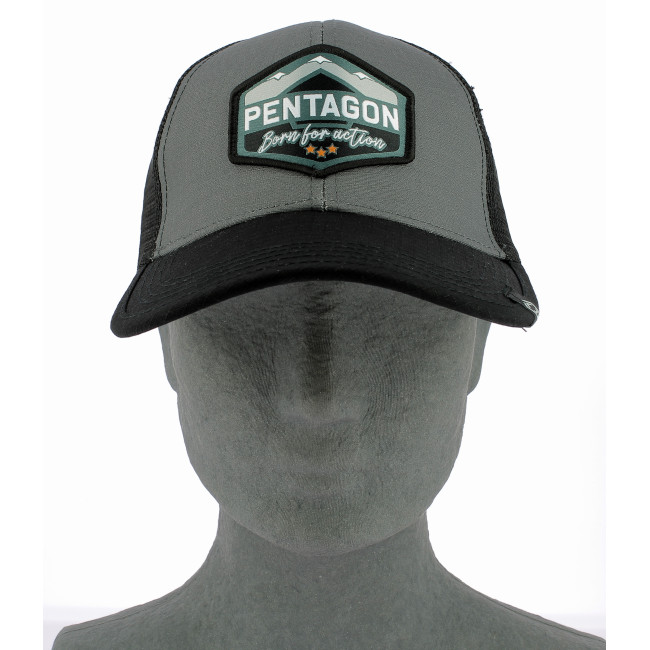 Czapka Era "Born for Action" Szara - Pentagon