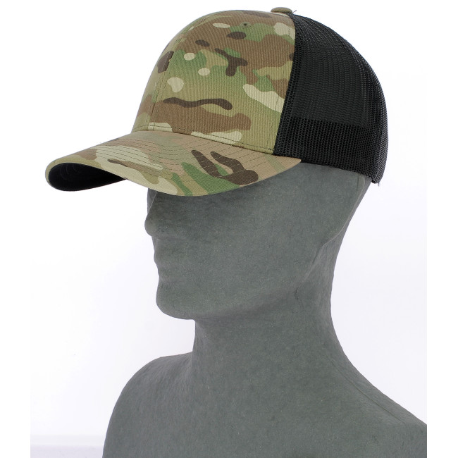 Retro Trucker Multicam Kappe - Flexfit