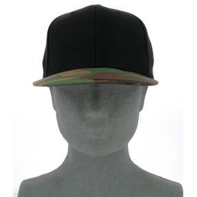Casquette Classic Snapback 2-Tone Camo noir/camo vert - Flexfit