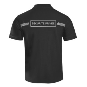Polo met grijze band Particuliere Beveiliging Sécu-One - Zwart - A10 Equipment