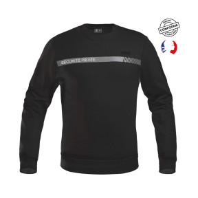Private Sicherheit Sweatshirt Sécu-One - Schwarz - A10 Equipment