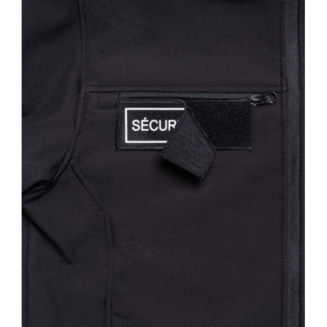 Softshell jas Sécu-One FLAP Particuliere Beveiliging Zwart - A10 Equipment