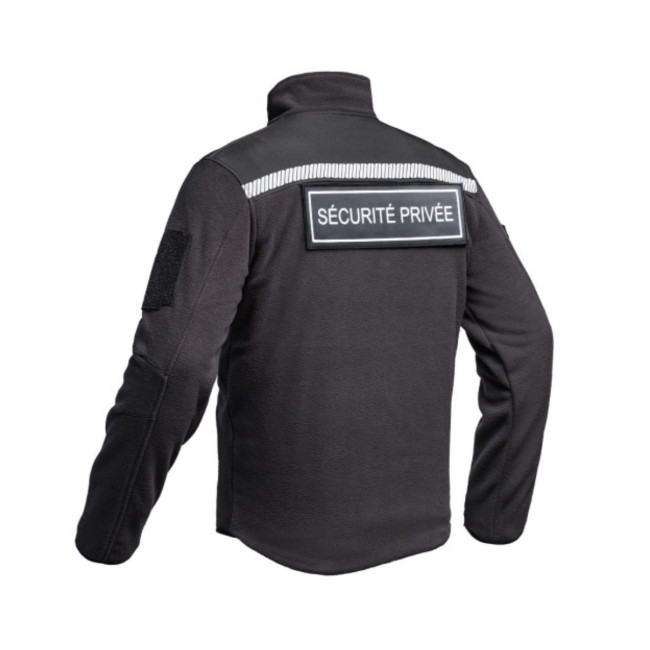 Fleece-Weste Sécu-One HV-TAPE Private Sicherheit Schwarz - A10 Equipment