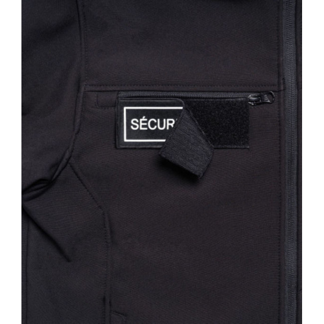 Kurtka Softshell Sécu-One HV-TAPE Ochrona Prywatna Czarna - A10 Equipment