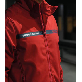 Softshell Brandschutz Rot - Safetek by GK