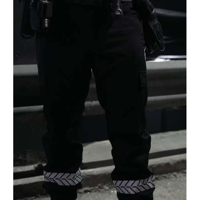 Pantalon Sécurité Privée avec bande HV Noir - Safetek by GK