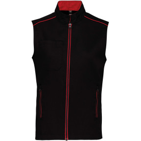 Gilet DaytoDay Homme Noir/Rouge - Kariban