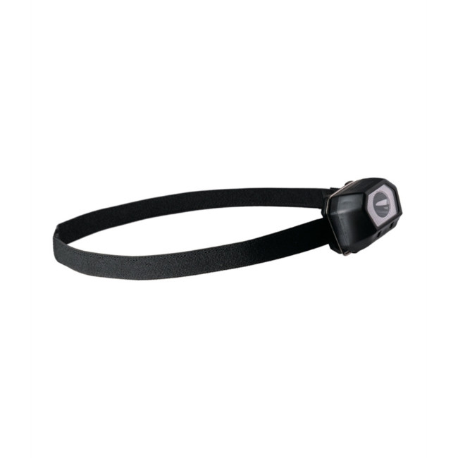 Wiederaufladbare schwarze LED-Stirnlampe mit 4 Funktionen - Miltec