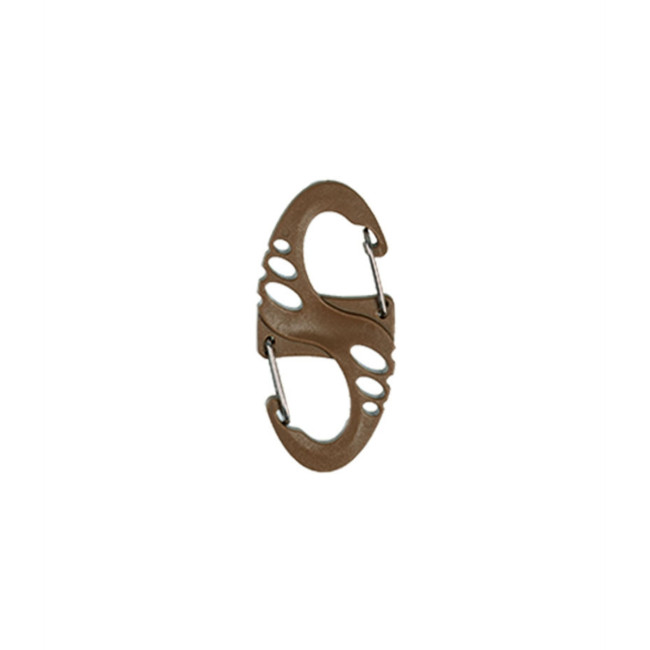 Lot de 10 Mousquetons tactiques S-Hook - Coyote - Miltec