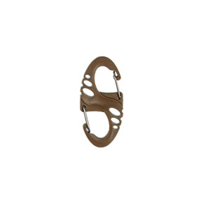 Lot de 10 Mousquetons tactiques S-Hook - Coyote - Miltec