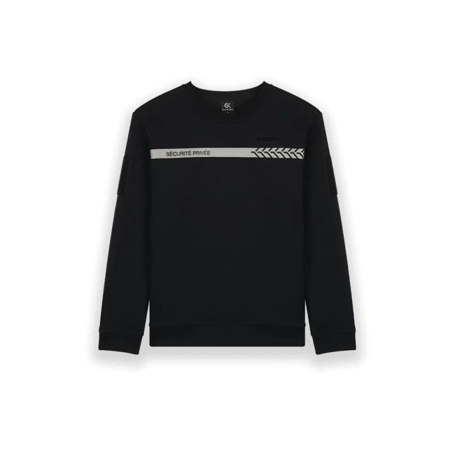 Private Sicherheit Sweatshirt Schwarz - Safetek by GK