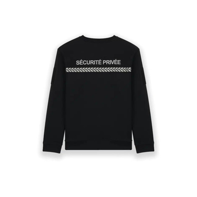 Private Sicherheit Sweatshirt Schwarz - Safetek by GK