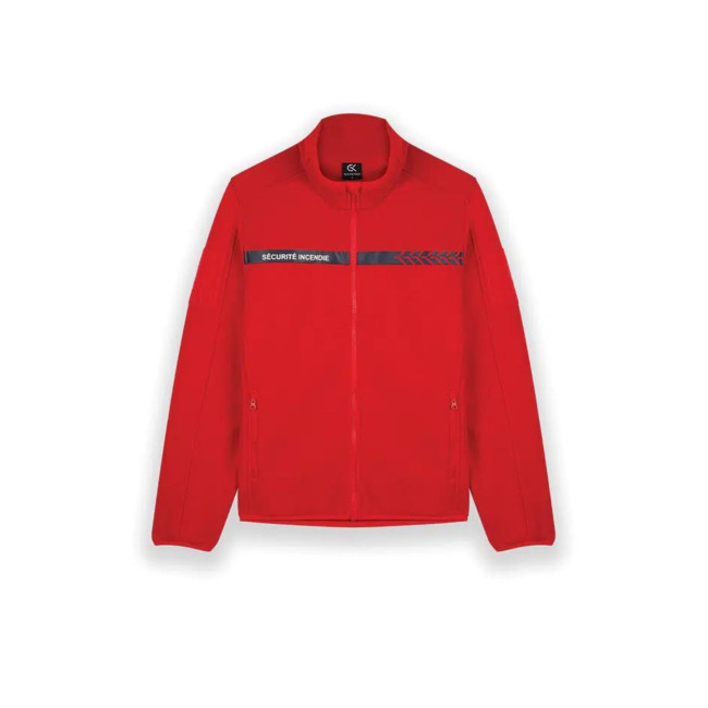 Veste polaire Sécurité Incendie Rouge - Safetek by GK