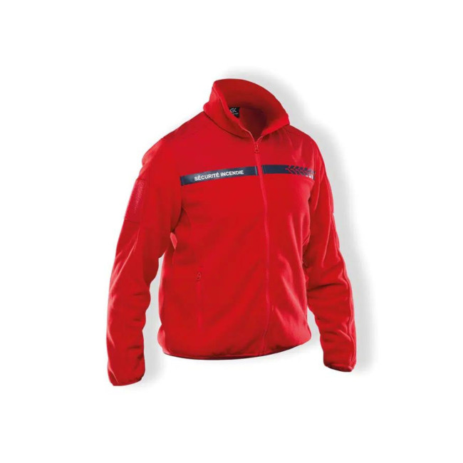 Veste polaire Sécurité Incendie Rouge - Safetek by GK