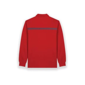 Safetek Fire Safety Long Sleeve Polo - Red - GK