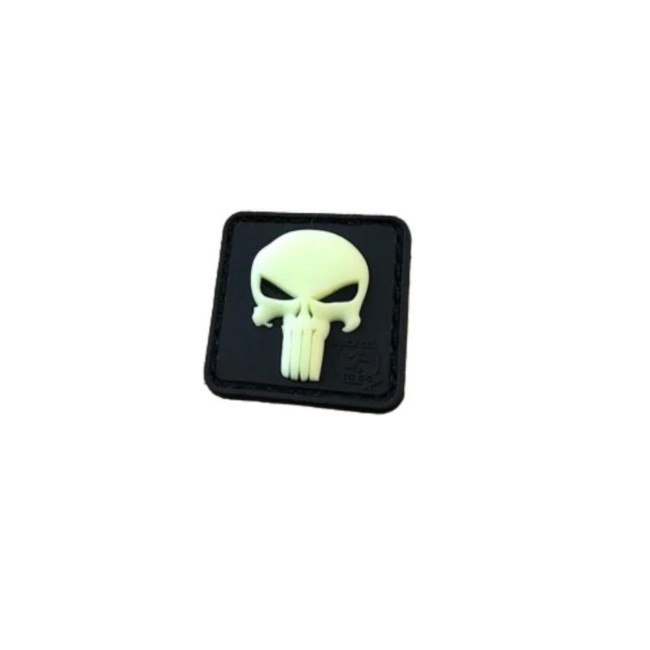 Patch Punisher en gomme Glow White - JTG