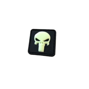 Patch Punisher aus Gummi Glow White - JTG