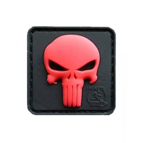 Patch Punisher en gomme Blackmedic Red - JTG