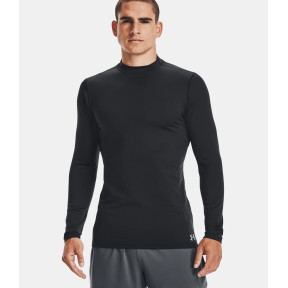 Baselayer ajusté à col montant ColdGear® Armour pour homme - Noir - Under Armour