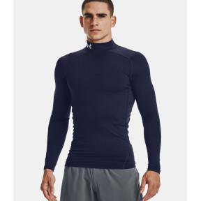 Baselayer de compression à col montant ColdGear® Armour pour homme - Bleu Marine - Under Armour