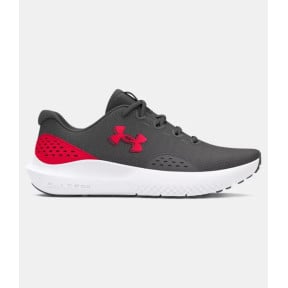UA Surge 4 Herrenschuhe - Steingrau / Rot - Under Armour