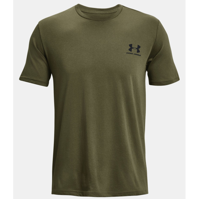T-shirt à manches courtes UA Sportstyle Left Chest pour homme - Vert Olive - Under Armour