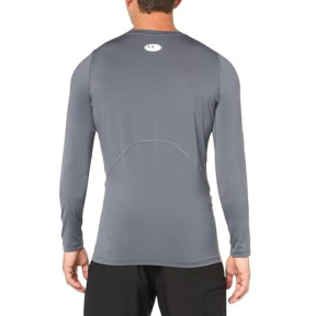 Shirt met lange mouwen HeatGear® Armour voor heren - Steengrijs - Under Armour