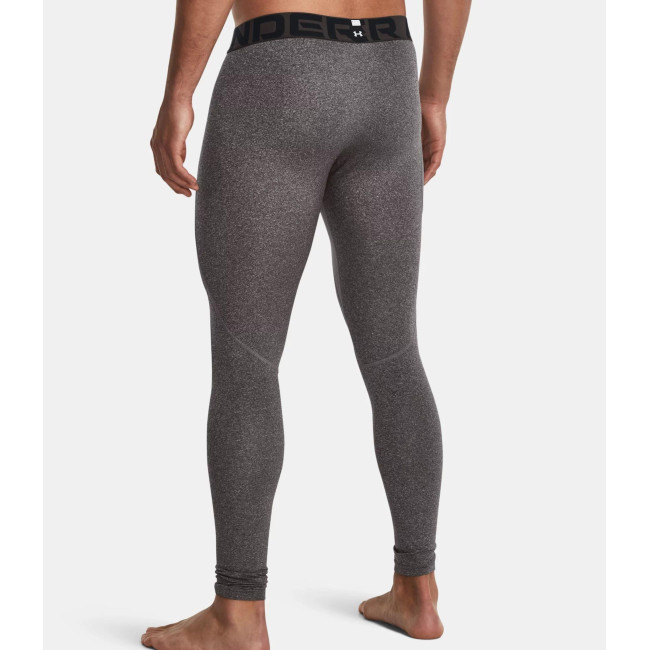 Leginsy ColdGear® Armour dla mężczyzn - Szary Węglowy / Czarny - Under Armour