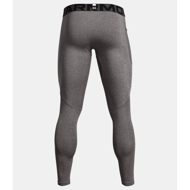 Leginsy ColdGear® Armour dla mężczyzn - Szary Węglowy / Czarny - Under Armour