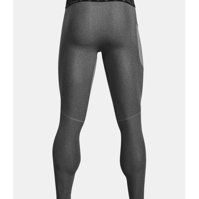 Legging HeatGear® Armour pour homme - Gris Chiné / Noir - Under Armour