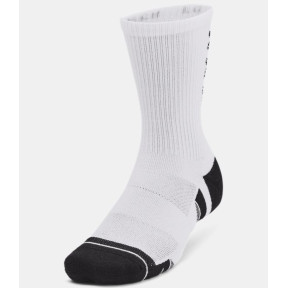 Lot de 3 paires de chaussettes UA Performance Tech Crew 3 logos - Blanc - Under Armour