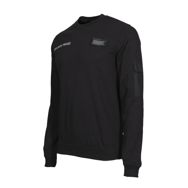 Schwarzer Sweatshirt Dean Private Sicherheit - Nine Worths by North Ways