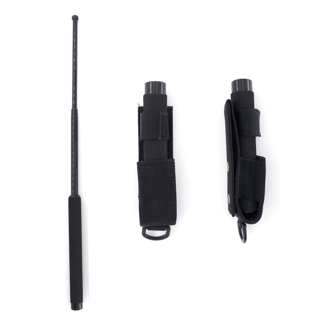 Teleskopschlagstock mit Schaumstoffgriff + Holster 53 CM - Patrol Equipement