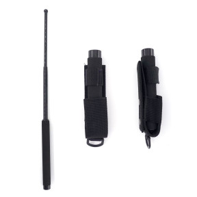 Teleskopschlagstock mit Schaumstoffgriff + Holster 53 CM - Patrol Equipement