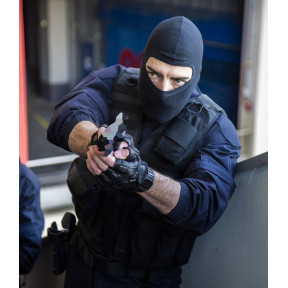 Mitaines d'intervention cuir noir - GK Pro
